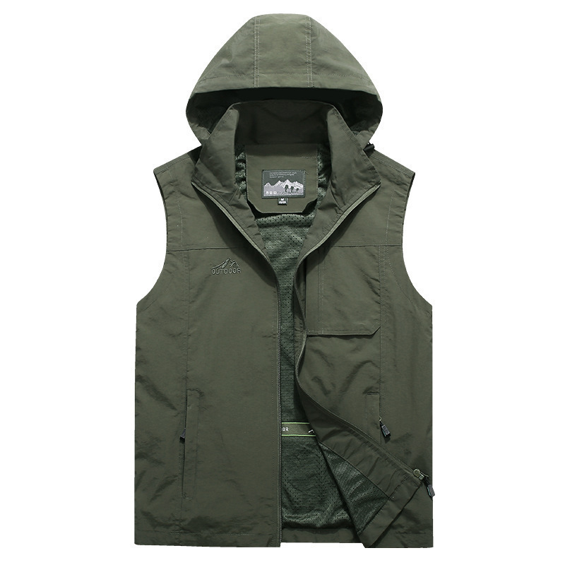 Men Outdoor Hooded Detachable  - Photography Jacket のレビューと価格