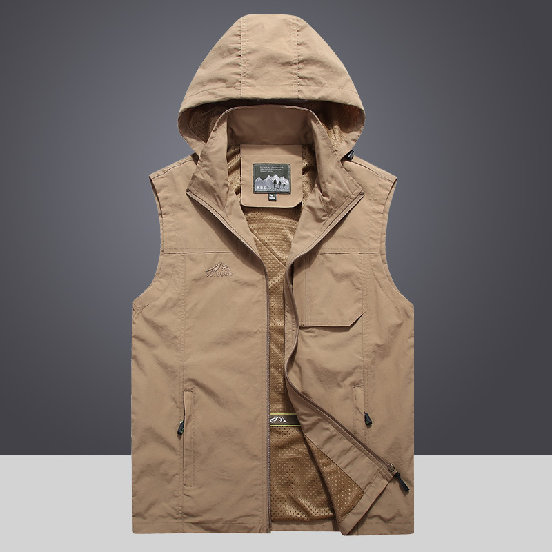 Men Outdoor Hooded Detachable  - Photography Jacket のレビューと価格