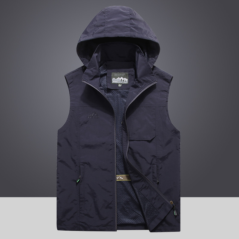 Men Outdoor Hooded Detachable  - Photography Jacket のレビューと価格