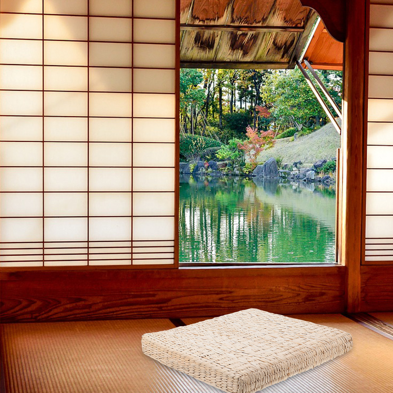 1Pcs Thick Woven Meditation Cu - Photography Yoga のレビューと価格