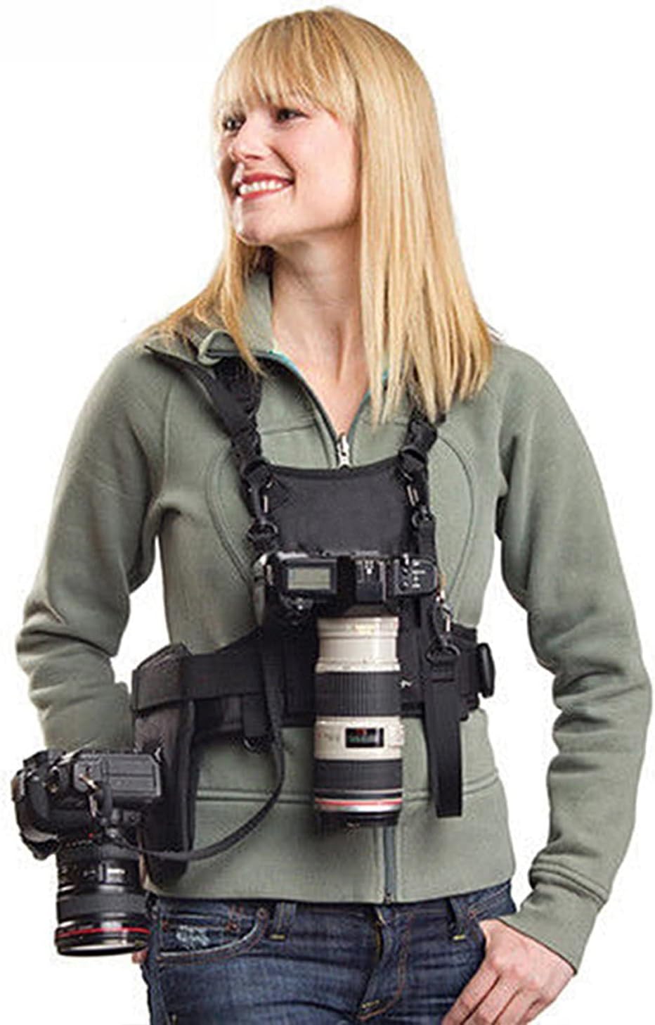 Carrying 2 DSLR Camera Double  - Photography Zone System のレビューと価格
