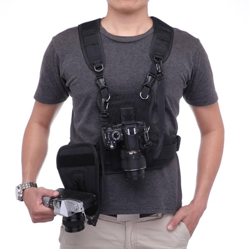 Carrying 2 DSLR Camera Double  - Photography Zone System のレビューと価格