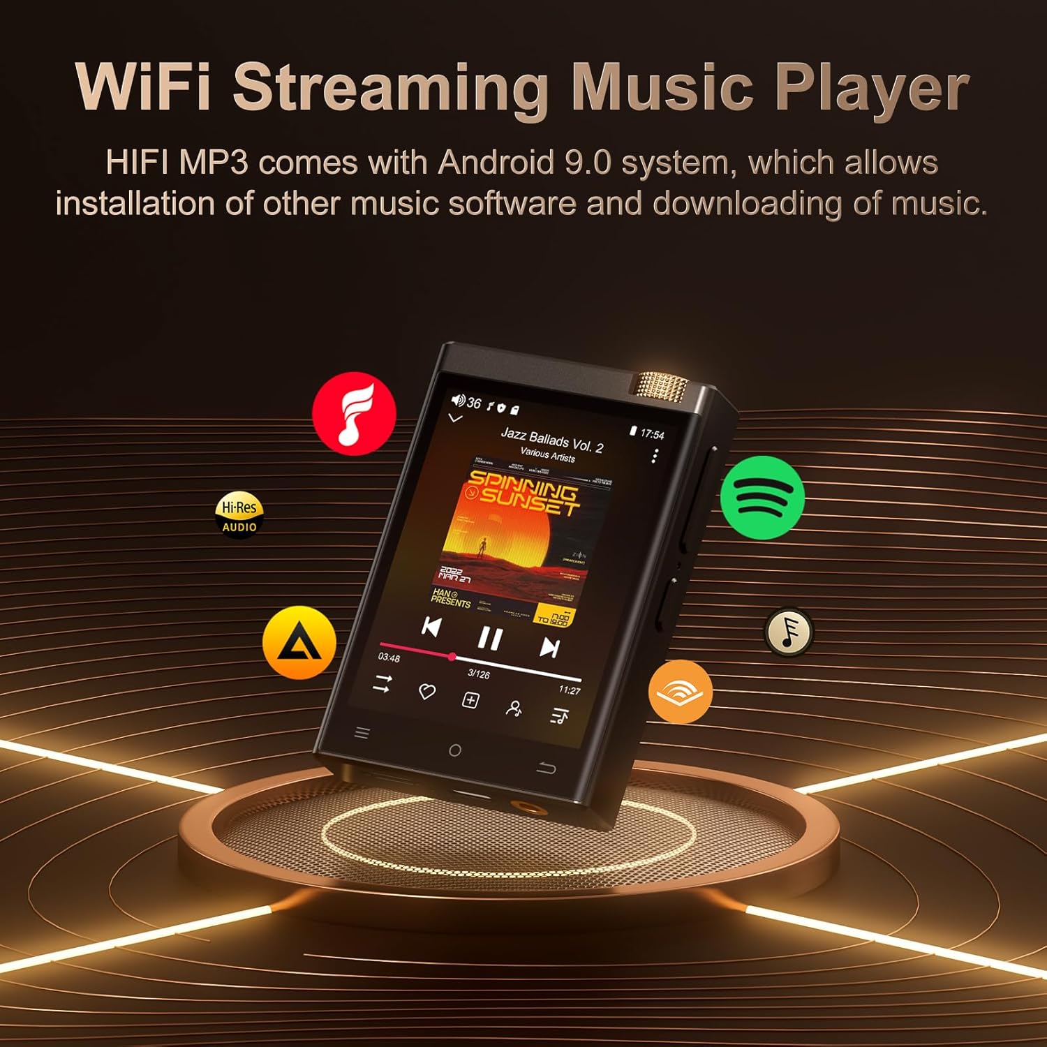Hi-Fi MP3 Player with Bluetoot - Photography History のレビューと価格