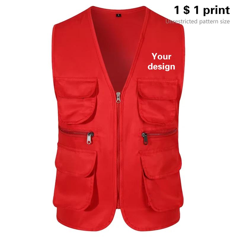 Men Multi Sleeveless Pocket Wa - Photography Jacket のレビューと価格