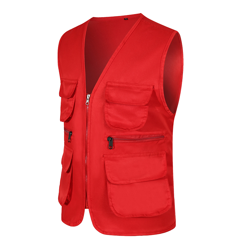 Men Multi Sleeveless Pocket Wa - Photography Jacket のレビューと価格
