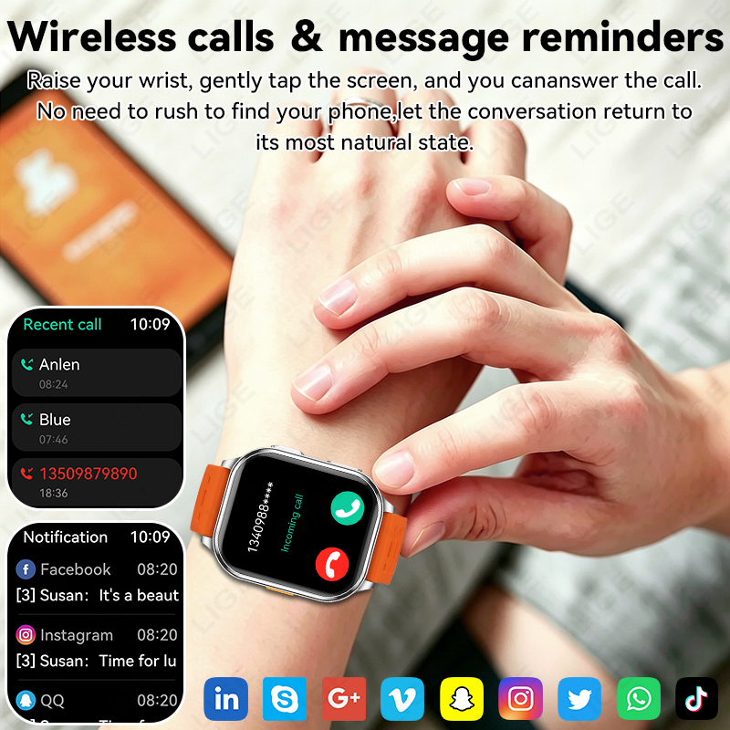 LIGE 2026 Camera Smart Watch M - Photography History のレビューと価格