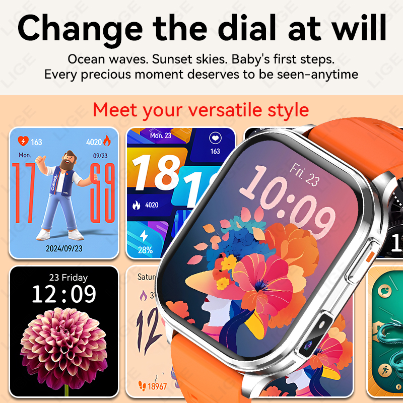 LIGE 2026 Camera Smart Watch M - Photography History のレビューと価格