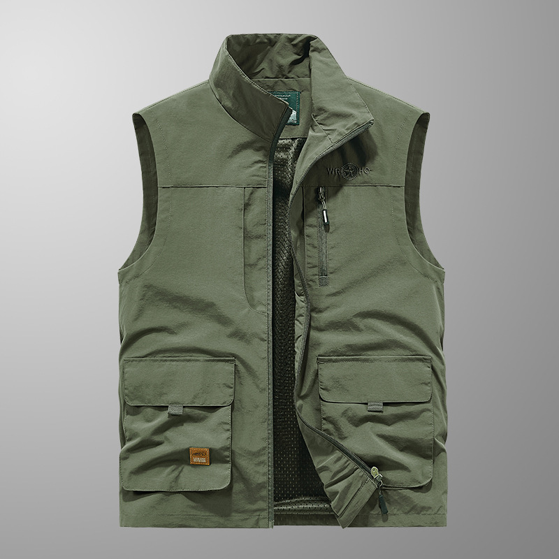 Men Outdoor Mesh Thin Waistcoa - Photography Jacket のレビューと価格
