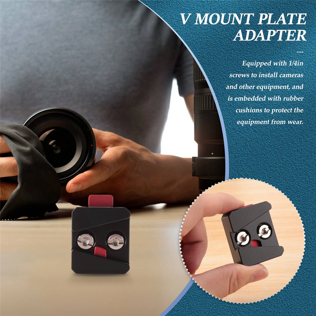 1/4 Universal V Mount Battery  - Camera Cage Baseplate のレビューと価格