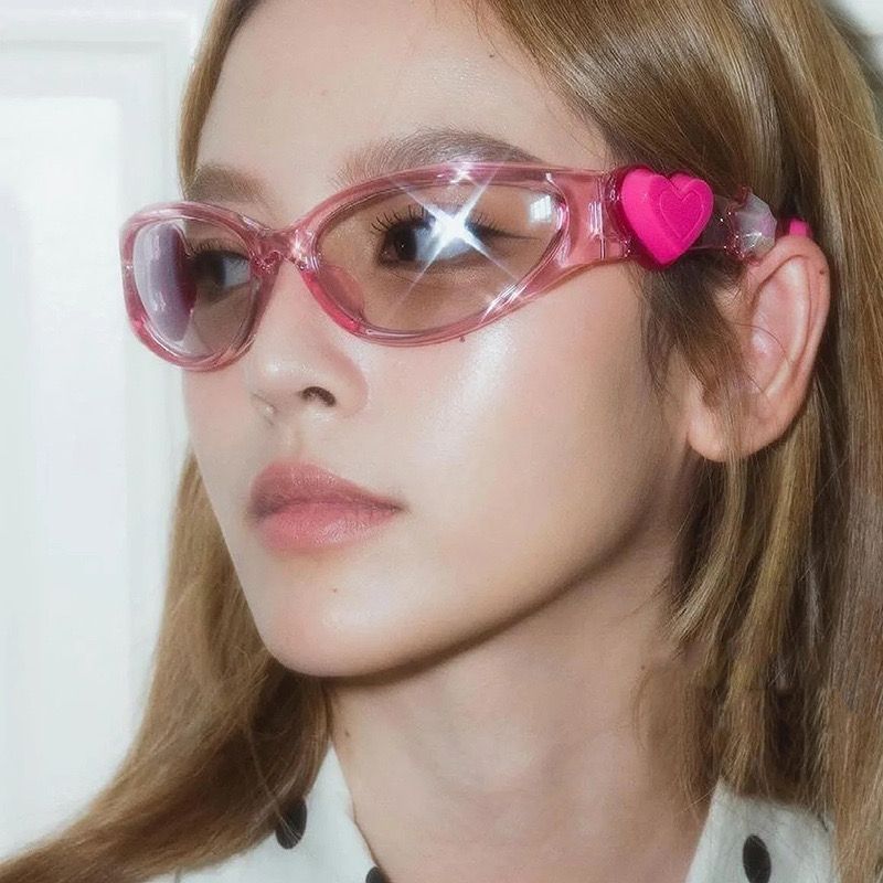 Retro Jelly Pink Cycling Glass - Photography Style のレビューと価格