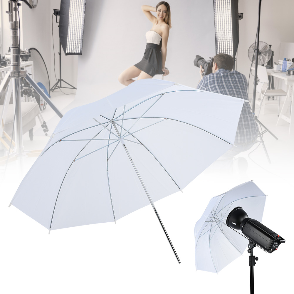33 Inch Translucent White Soft - Photography Umbrella Diffuser のレビューと価格