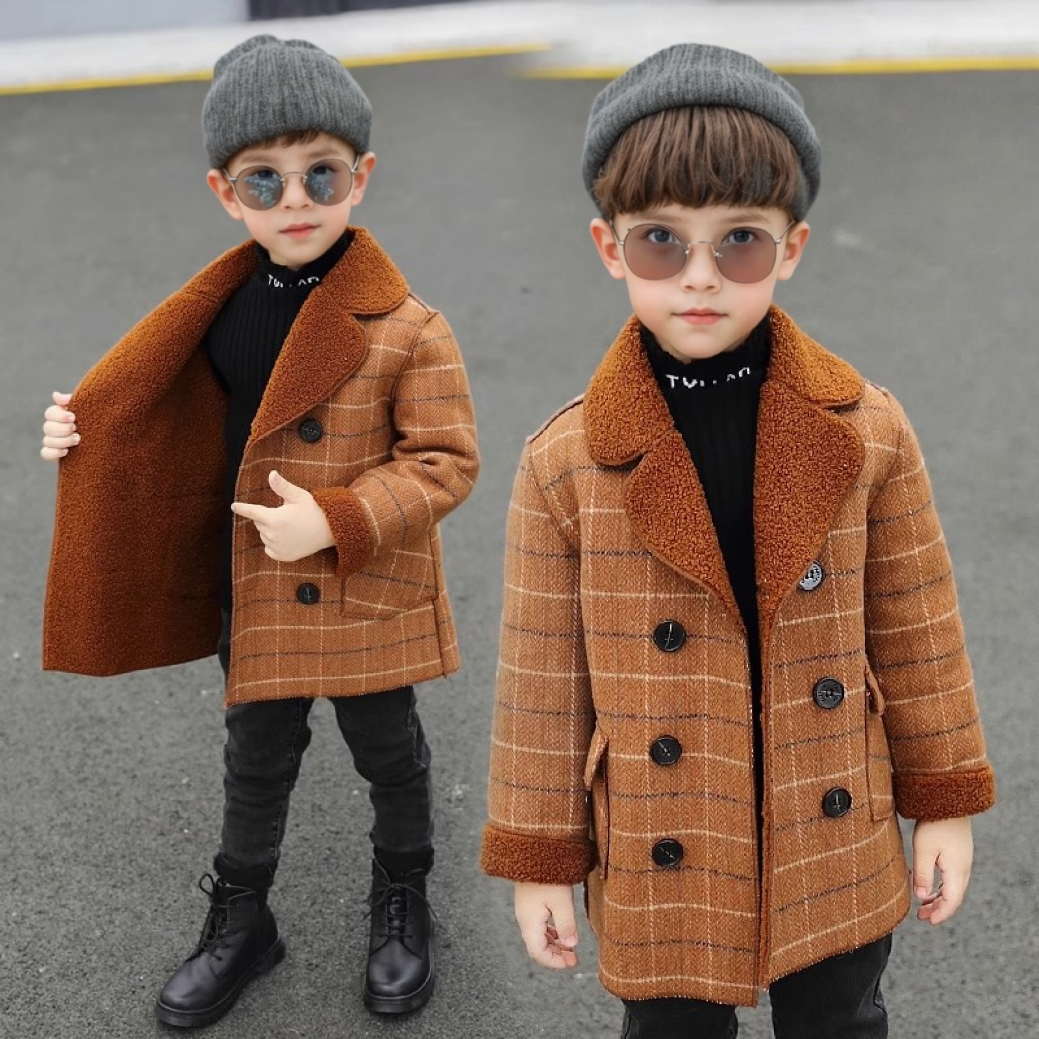 Little Boys Winter Thick Warm  - Photography Jacket のレビューと価格