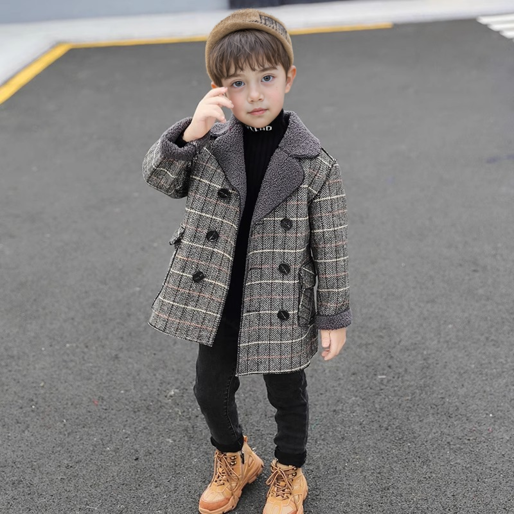 Little Boys Winter Thick Warm  - Photography Jacket のレビューと価格